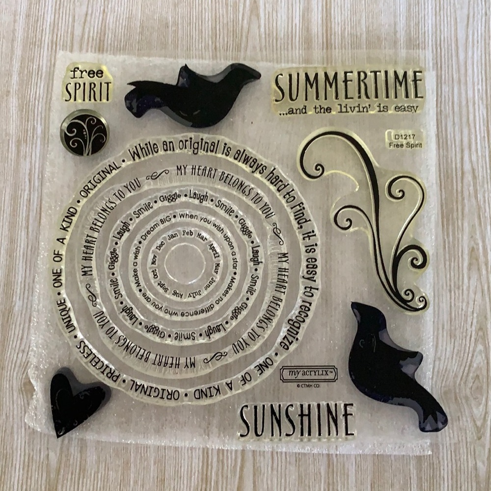 Close to my heart  stamps D1217 “Free Spirit “